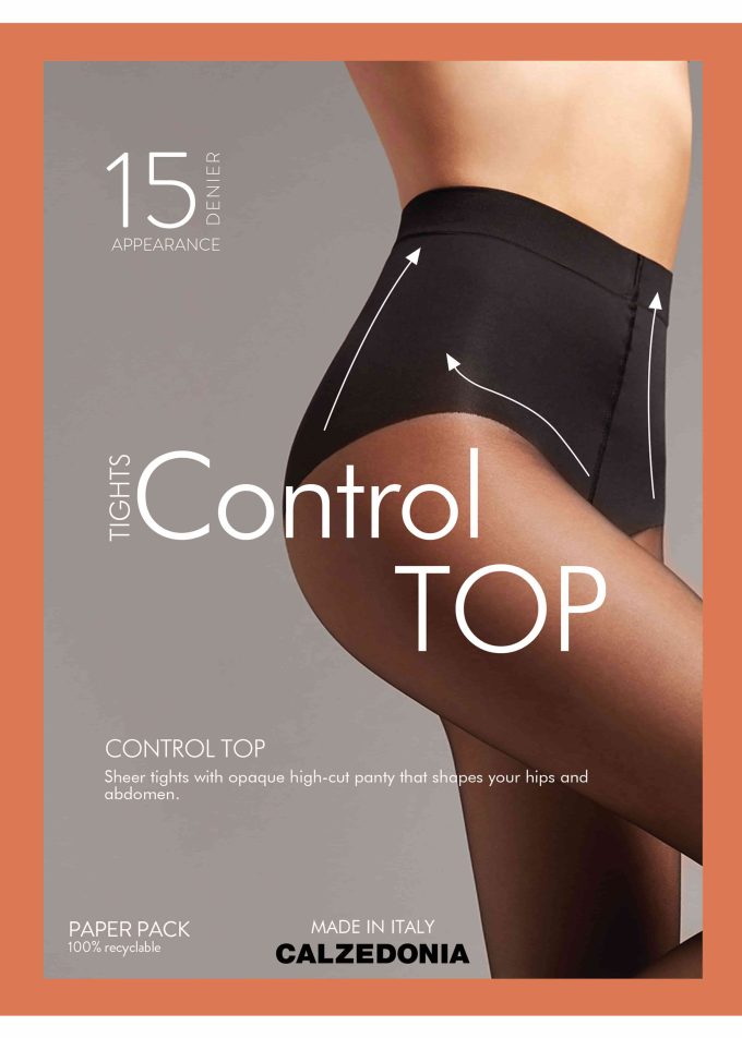 15 Denier Control Top Tights