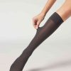 30 Denier Semi Opaque Microfibre Knee-Highs Socks