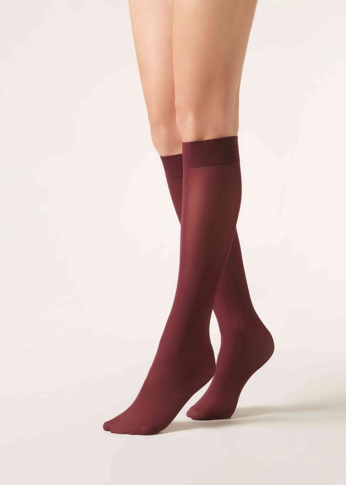 30 Denier Semi Opaque Microfibre Knee-Highs Socks
