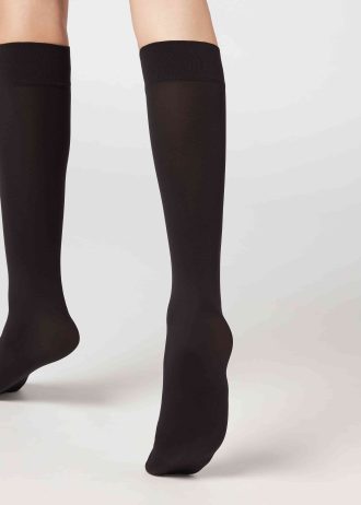 60 Denier Microfibre Knee-Highs Socks