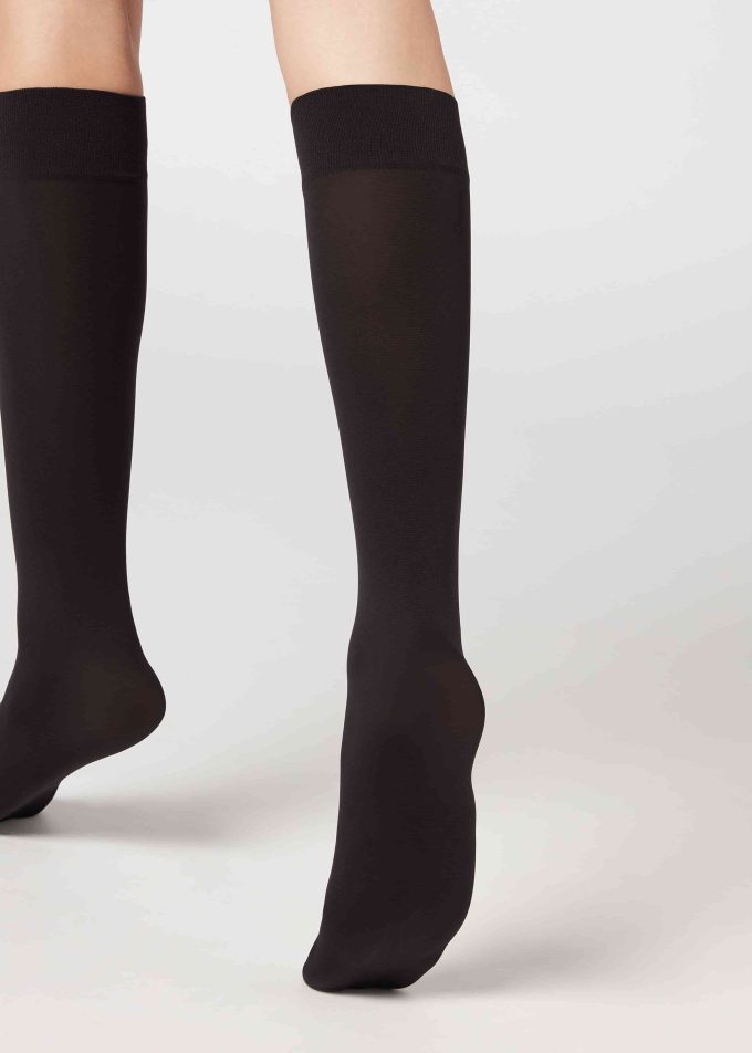 60 Denier Microfibre Knee-Highs Socks