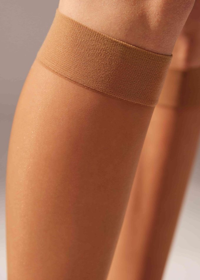8 Denier Sheer Comfort Cuff Knee-Highs