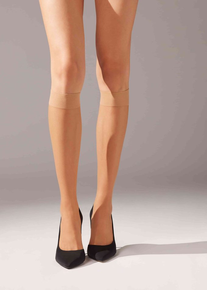 8 Denier Sheer Comfort Cuff Knee-Highs