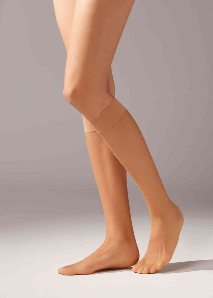 8 Denier Sheer Comfort Cuff Knee-Highs
