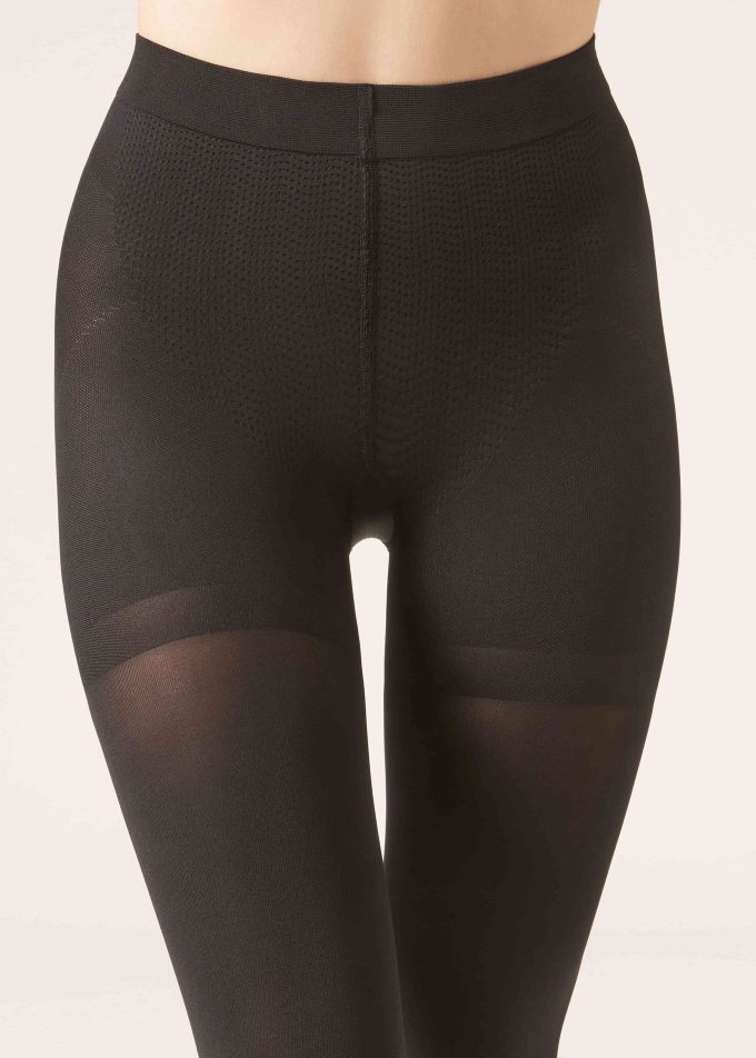 80 Denier Super Opaque Total Shaper Tights