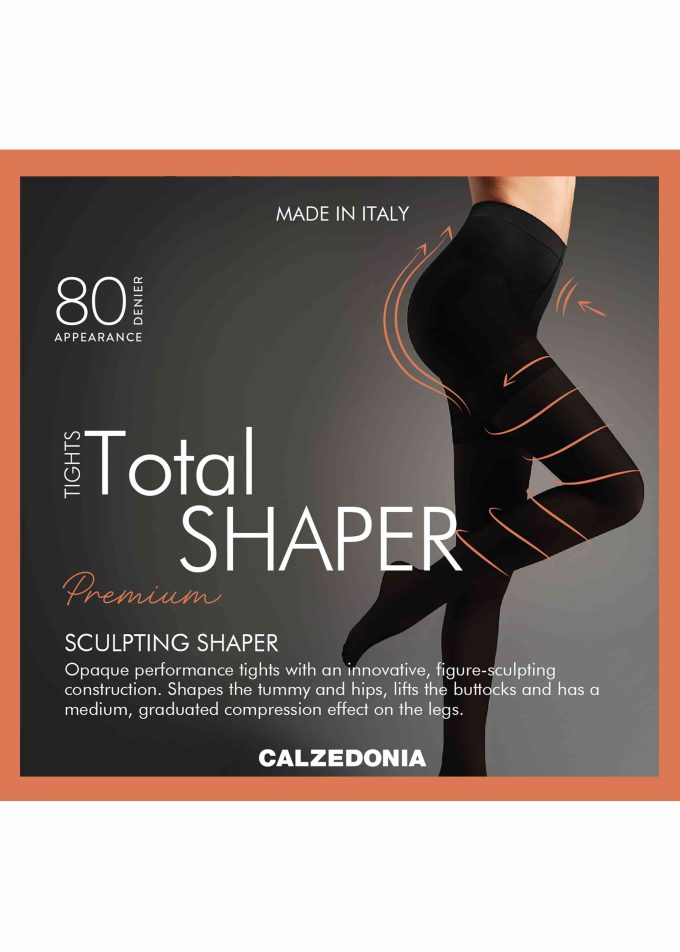 80 Denier Super Opaque Total Shaper Tights