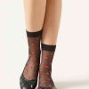 All-Over Heart Pattern Socks