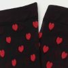 All-Over Heart Pattern Socks
