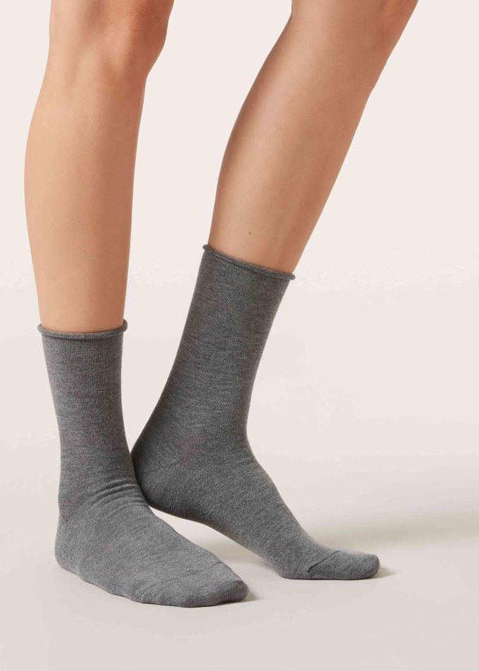 Ankle Socks with Cashmere