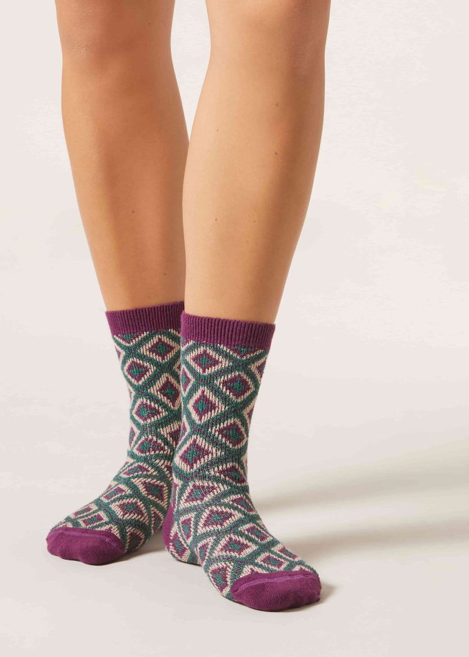 Argyle Socks with Cashmere