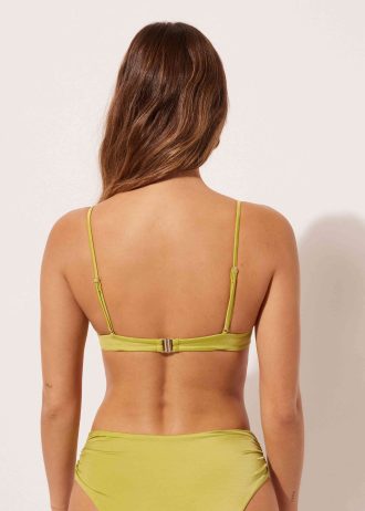 Balconette Bikini Top Shiny Satin