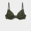 Balconette Bikini Top Shiny Satin