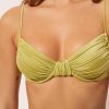 Balconette Bikini Top Shiny Satin