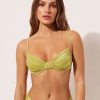 Balconette Bikini Top Shiny Satin