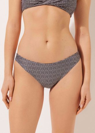 Bikini Bottoms Black Dots