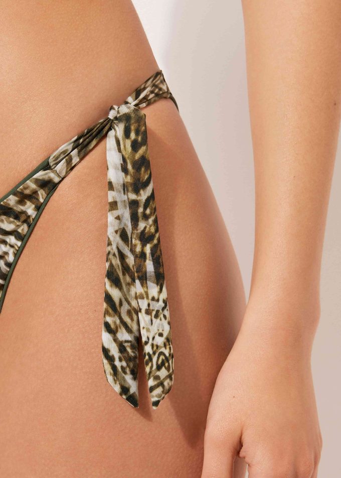 Bow Brazilian Bikini Bottoms Tropical Animalier Bow Brazilian Bikini Bottoms Tropical Animalier
