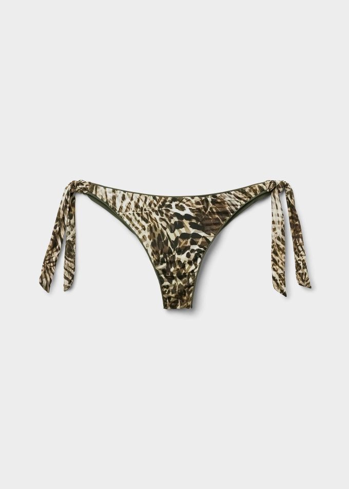 Bow Brazilian Bikini Bottoms Tropical Animalier Bow Brazilian Bikini Bottoms Tropical Animalier