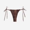 Brazilian Bikini Bottoms Brown Snake Brazilian Bikini Bottoms Brown Snake