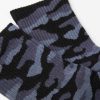 Camouflage-Patterned Short Sport Socks