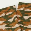 Camouflage-Patterned Short Sport Socks
