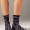 Camouflage-Patterned Short Sport Socks