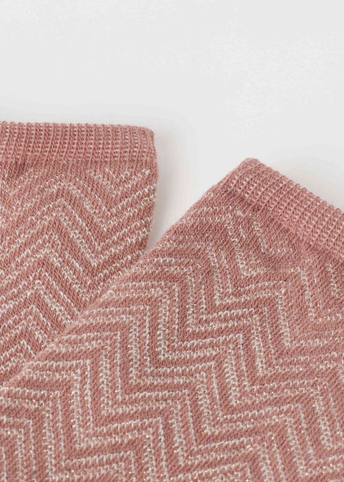 Chevron Stripe Short Socks