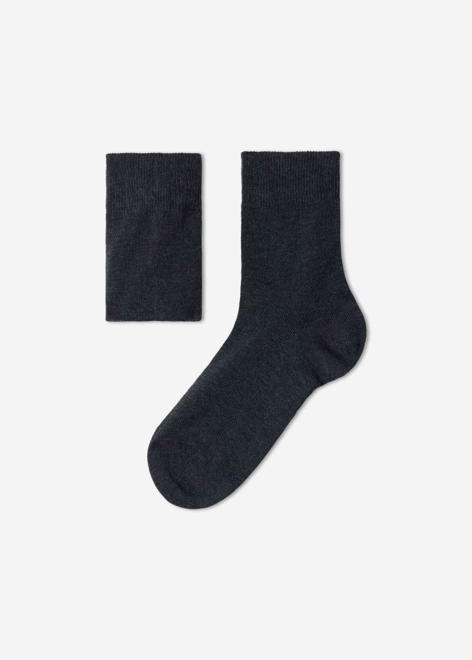 Children’s Short Cotton Socks with Fresh Feet Breathable Material