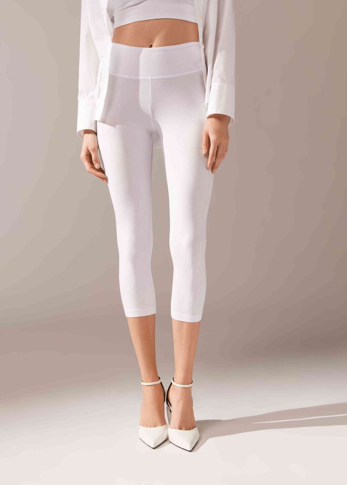 Cotton Capri Leggings
