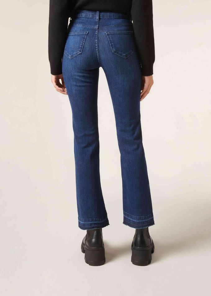 Cropped Flared Jeans