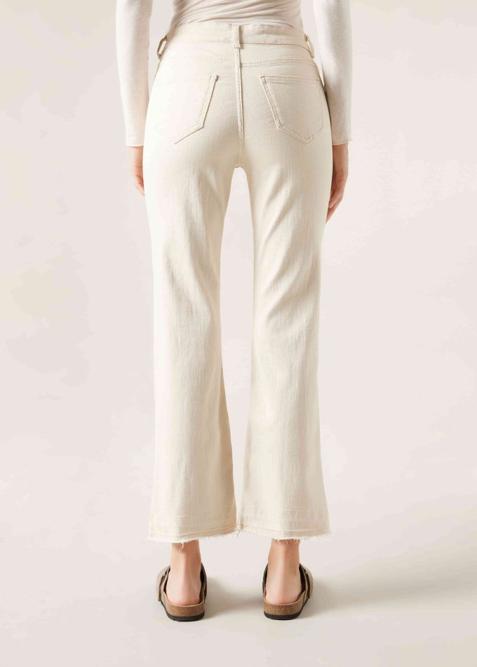 Cropped Flared Jeans