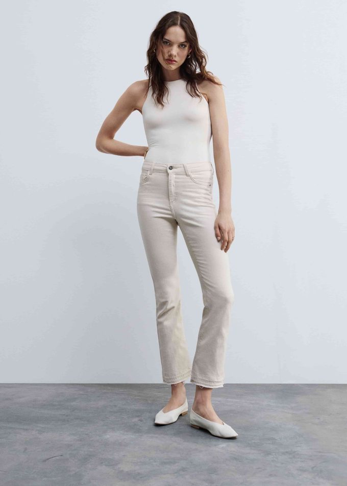 Cropped Flared Jeans