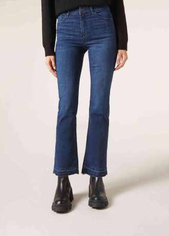 Cropped Flared Jeans