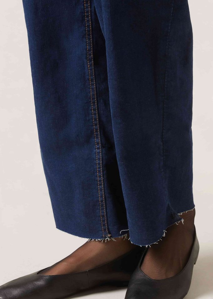 Culotte Jeans with Turn-Ups