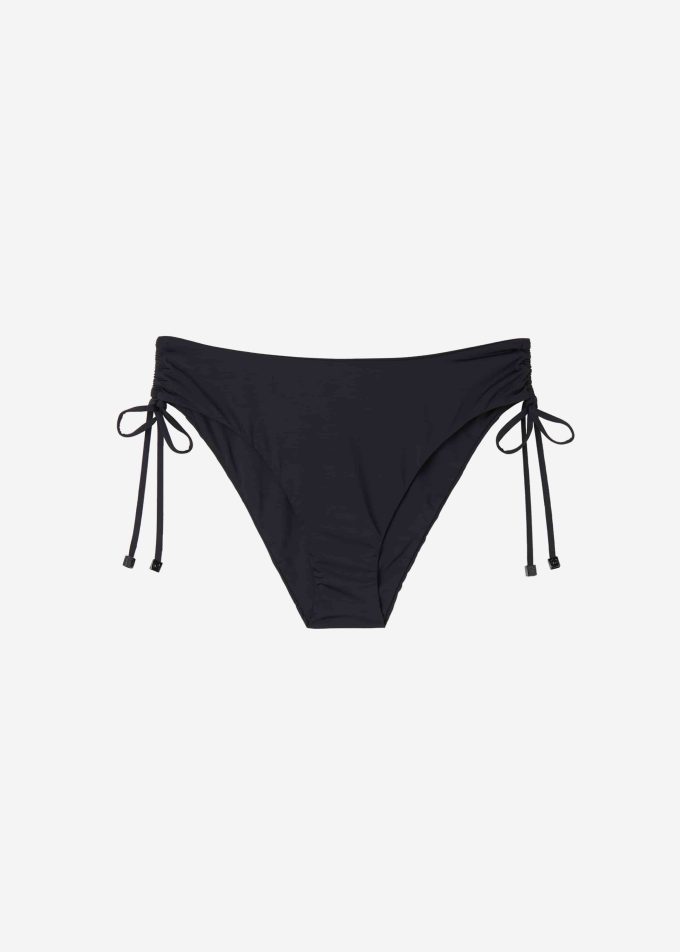 Drawstring High-Waisted Bikini Bottoms Indonesia Drawstring High-Waisted Bikini Bottoms Indonesia