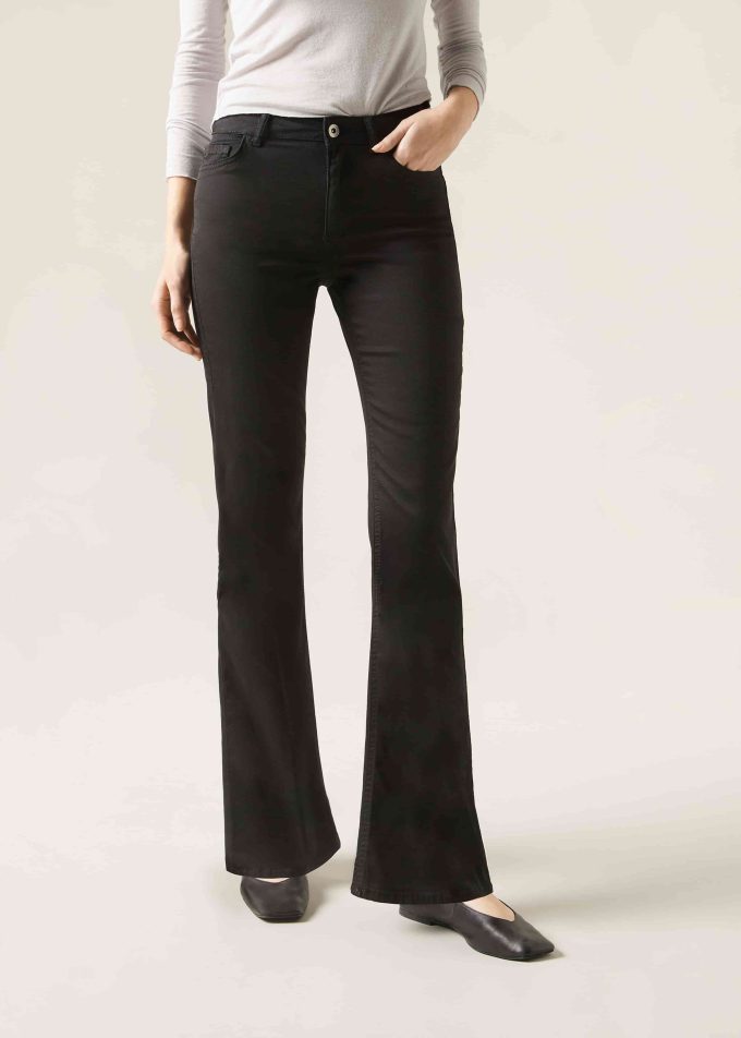 Eco Light Denim Flared Jeans