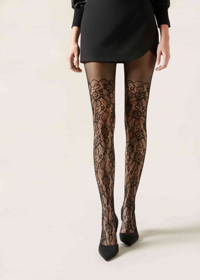 Floral Longuette Tights