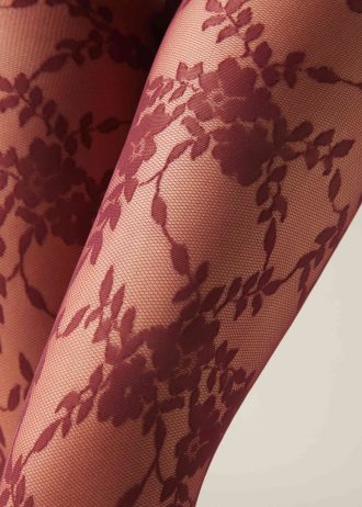 Floral Tulle Tights