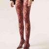 Floral Tulle Tights Floral Tulle Tights