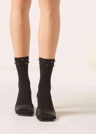 Gemstone Opaque Socks