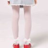 Girls’ 30 Denier Tulle Tights with Bow