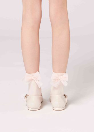 Girls’ Bow Short Socks