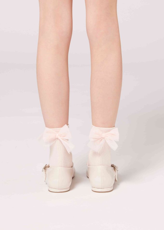 Girls’ Bow Short Socks Girls’ Bow Short Socks