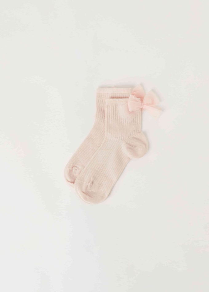 Girls’ Bow Short Socks Girls’ Bow Short Socks