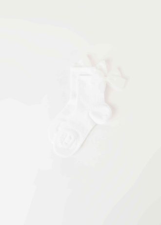 Girls’ Bow Short Socks