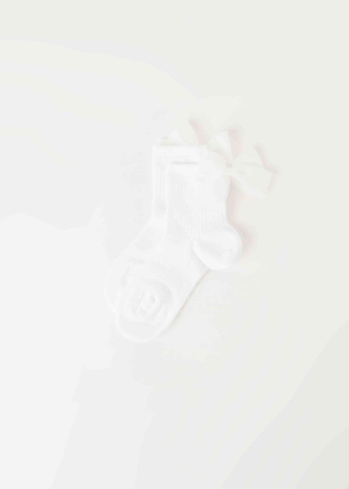 Girls’ Bow Short Socks