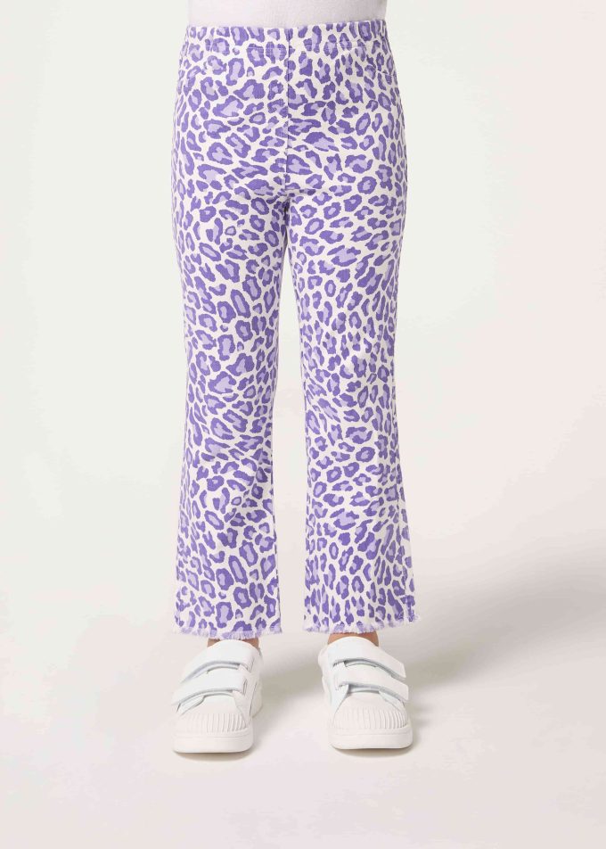 Girls’ Cropped Flared Trousers