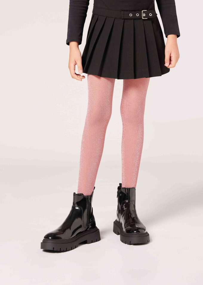Girls’ Glitter 70 Denier Opaque Tights