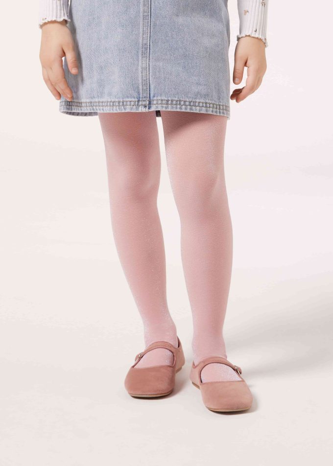 Girls’ Glitter 70 Denier Opaque Tights