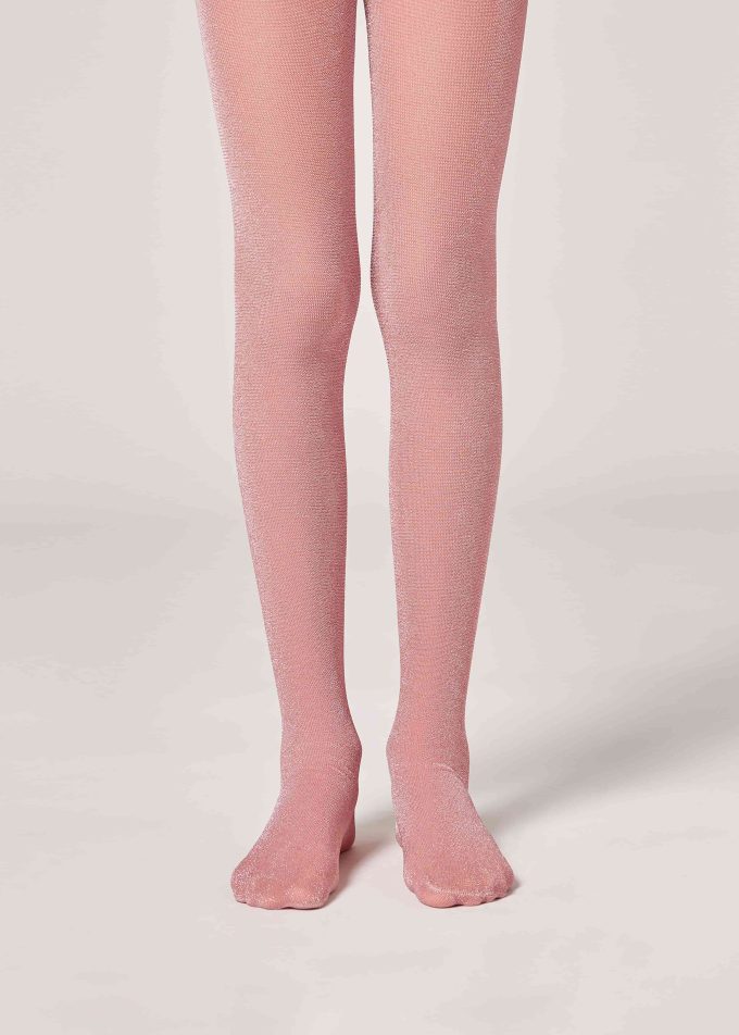 Girls’ Glitter 70 Denier Opaque Tights