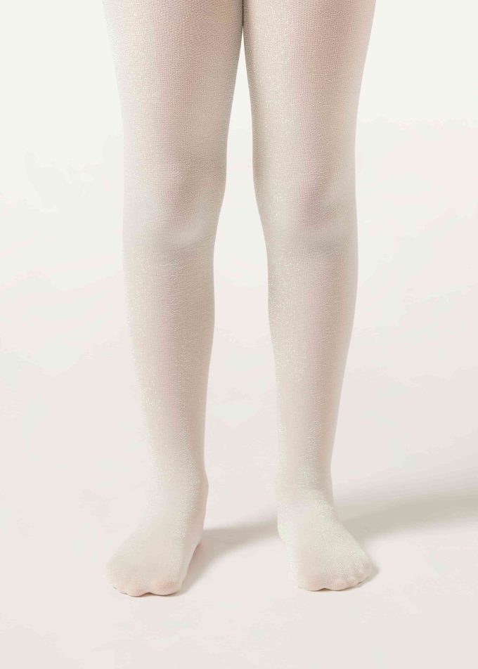 Girls’ Glitter 70 Denier Opaque Tights
